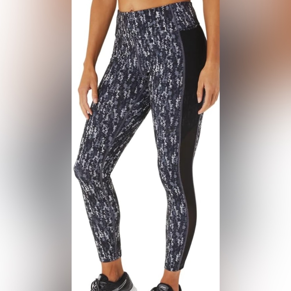 ASICS Women's Kate 7/8 tight fit legging‎ workout training quick dry black small